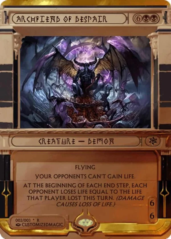 Archfiend of Despair | ArchfiendofDespair.2 | Magic the Gathering Proxy Cards