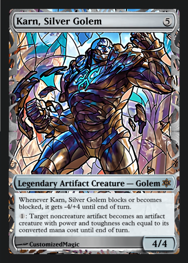 Karn, Silver Golem | Magic the Gathering Proxy Cards
