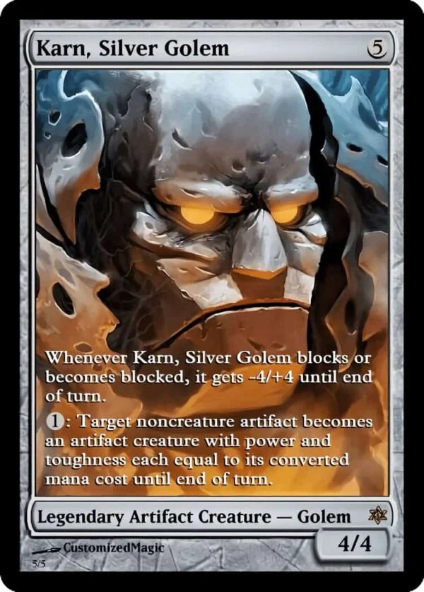 Karn, Silver Golem | Karn Silver Golem.9 | Magic the Gathering Proxy Cards