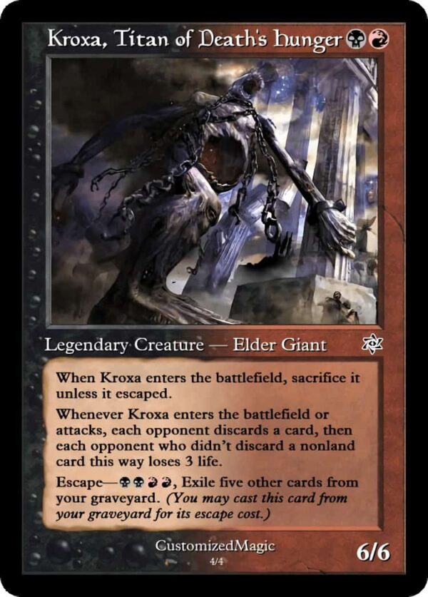 Kroxa, Titan of Deaths Hunger | Magic the Gathering Proxy Cards