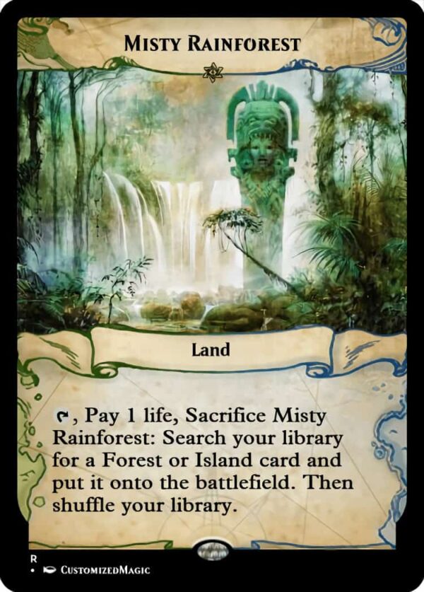 Fetch Lands - Ixalan Frame - Enemy Colors | MistyRainforest | Magic the Gathering Proxy Cards