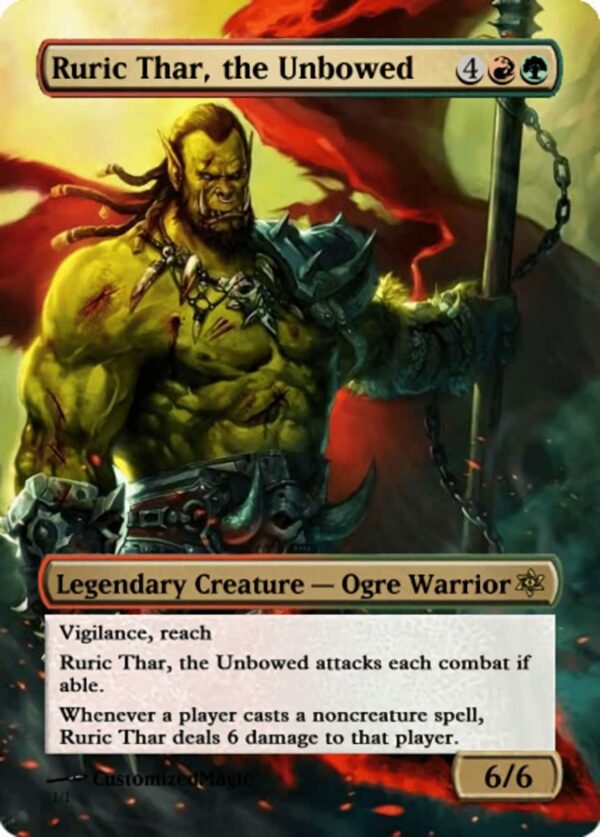 Ruric Thar, the Unbowed | RuricThartheUnbowed.11 | Magic the Gathering Proxy Cards