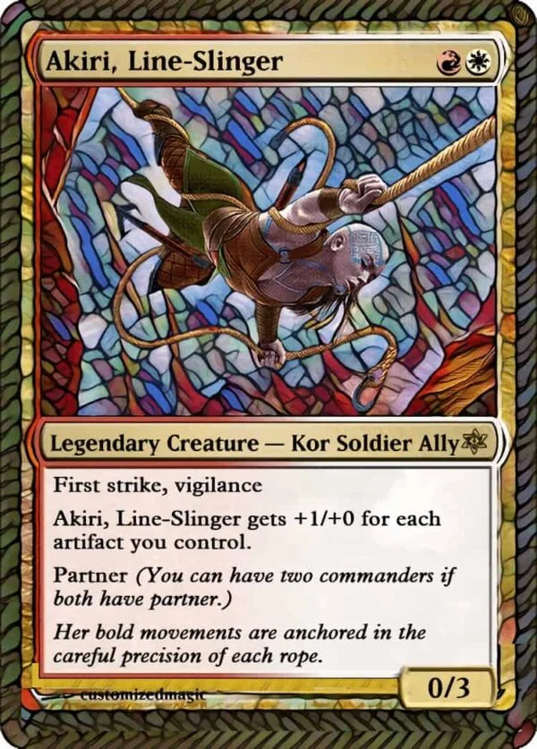 2016 Partners Commander (Stained Glass) | Akiri Line | Magic the Gathering Proxy Cards