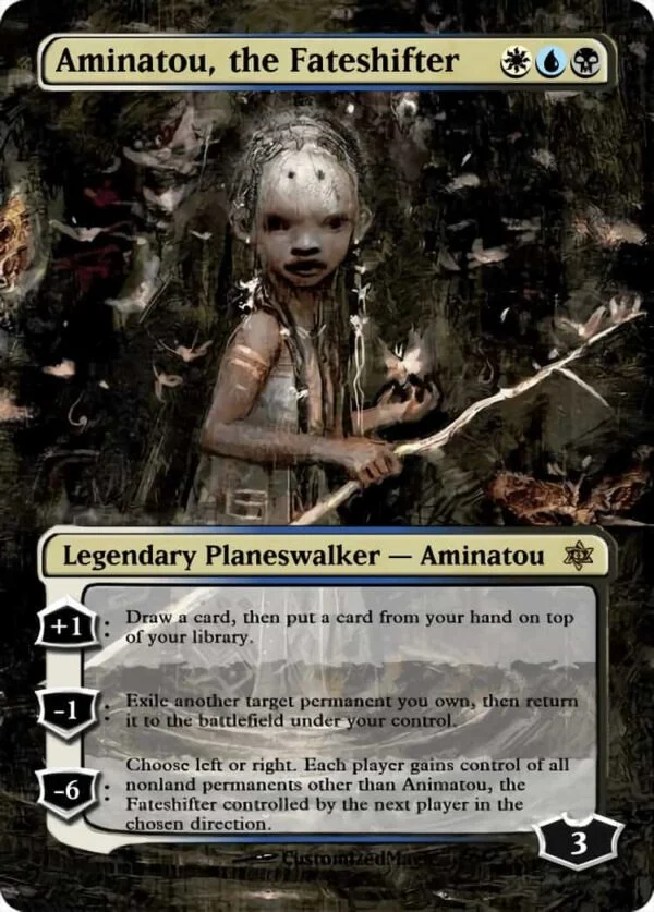 Commander 2018 (Full-Art) | Aminatou the Fateshifter | Magic the Gathering / MTG Proxy Cards |