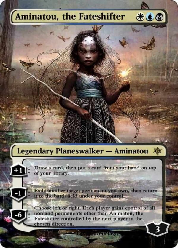 Aminatou the Fateshifter - Magic the Gathering Proxy Cards