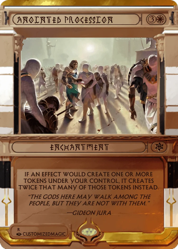 Anointed Procession | Anointed Procession.4 | Magic the Gathering / MTG Proxy Cards | Decree of Silence