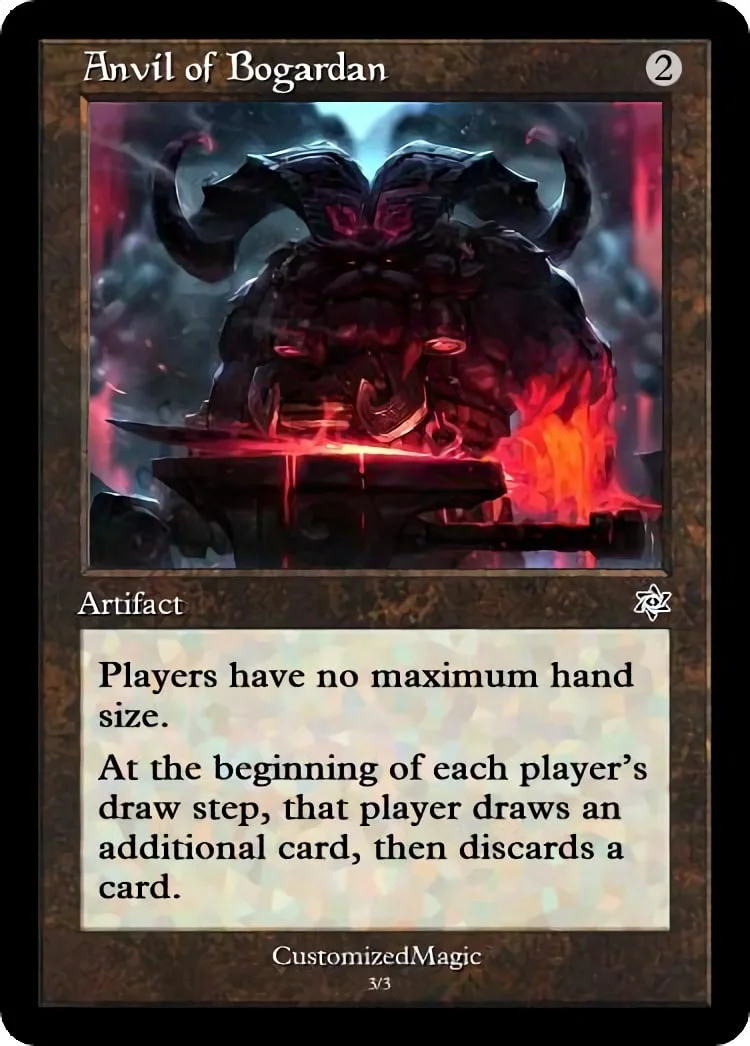 Anvil of Bogardan | Anvil of Bogardan.2 | Magic the Gathering / MTG Proxy Cards | Isochron Scepter