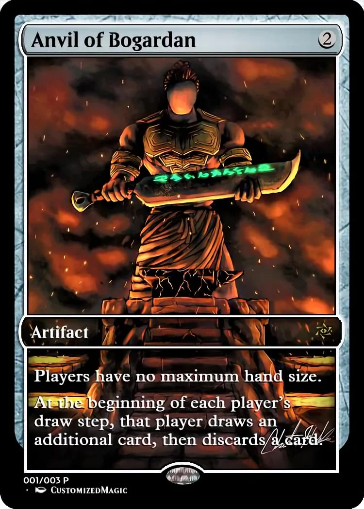Anvil of Bogardan | Anvil of Bogardan | Magic the Gathering / MTG Proxy Cards | Isochron Scepter