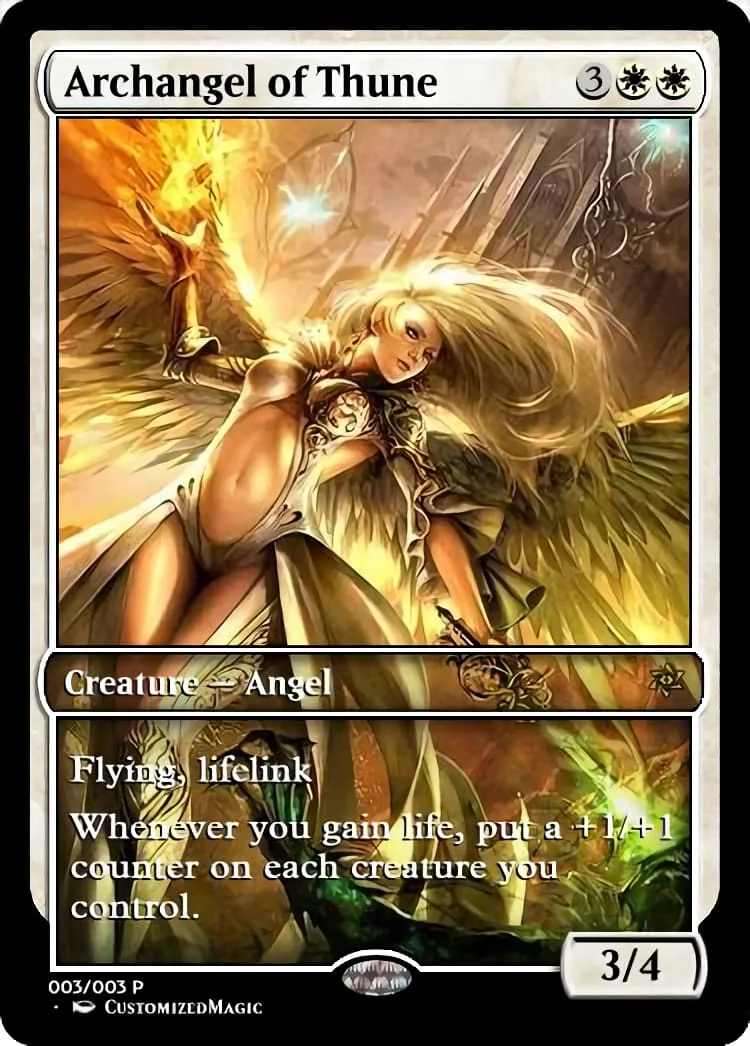 Archangel of Thune | Archangel of Thune 51 | Magic the Gathering / MTG Proxy Cards |