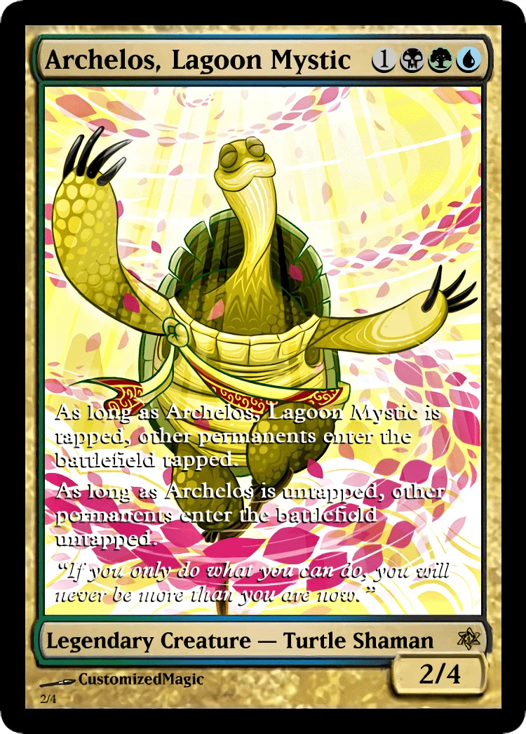 Archelos, Lagoon Mystic | Archelos Lagoon Mystic.2 | Magic the Gathering / MTG Proxy Cards | Circu Archelos, Lagoon Mystic | Archelos Lagoon Mystic.2 | Magic the Gathering / MTG Proxy Cards | Circu