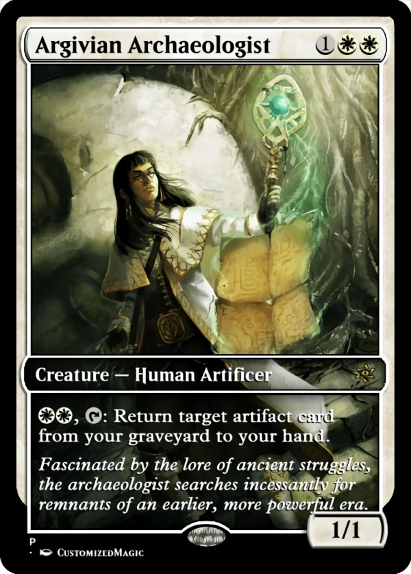 Argivian Archaeologist | Argivian Archaeologist.2 | Magic the Gathering Proxy Cards