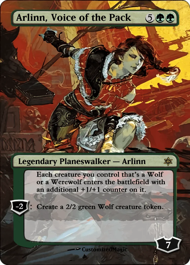 War of the Sparks Planeswalker Japanese Art - Part 1 | Arlinn Voice of the Pack | Magic the Gathering / MTG Proxy Cards | Teferi War of the Sparks Planeswalker Japanese Art - Part 1 | Arlinn Voice of the Pack | Magic the Gathering / MTG Proxy Cards | Teferi