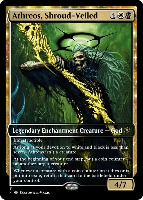 Athreos, Shroud-Veiled | Athreos Shroud Veiled.2 | Magic the Gathering / MTG Proxy Cards | Anvil of Bogardan
