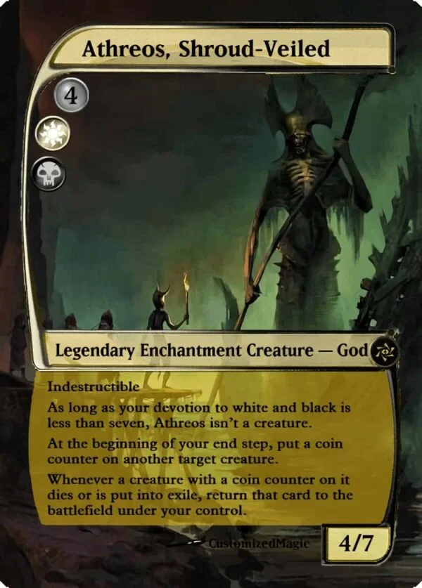 Athreos, Shroud-Veiled | Athreos Shroud Veiled.3 | Magic the Gathering / MTG Proxy Cards | Anvil of Bogardan