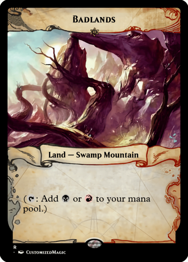 Dual Lands (Ixalan Frame) | Badlands | Magic the Gathering Proxy Cards