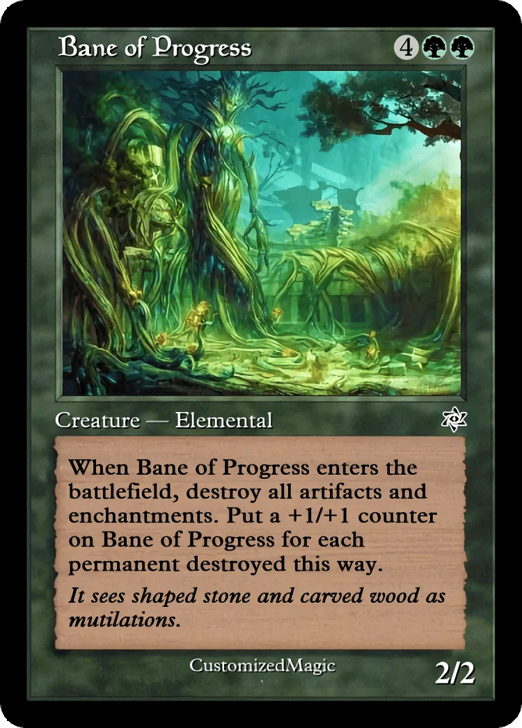 Bane of Progress | Bane of Progress.3 | Magic the Gathering / MTG Proxy Cards |