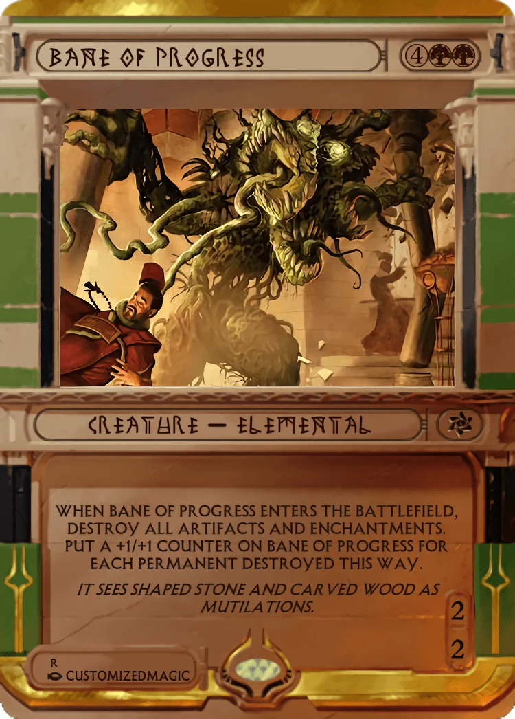 Bane of Progress | Bane of Progress.4 | Magic the Gathering / MTG Proxy Cards |
