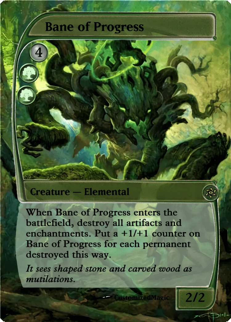 Bane of Progress | Bane of Progress.5 | Magic the Gathering / MTG Proxy Cards |