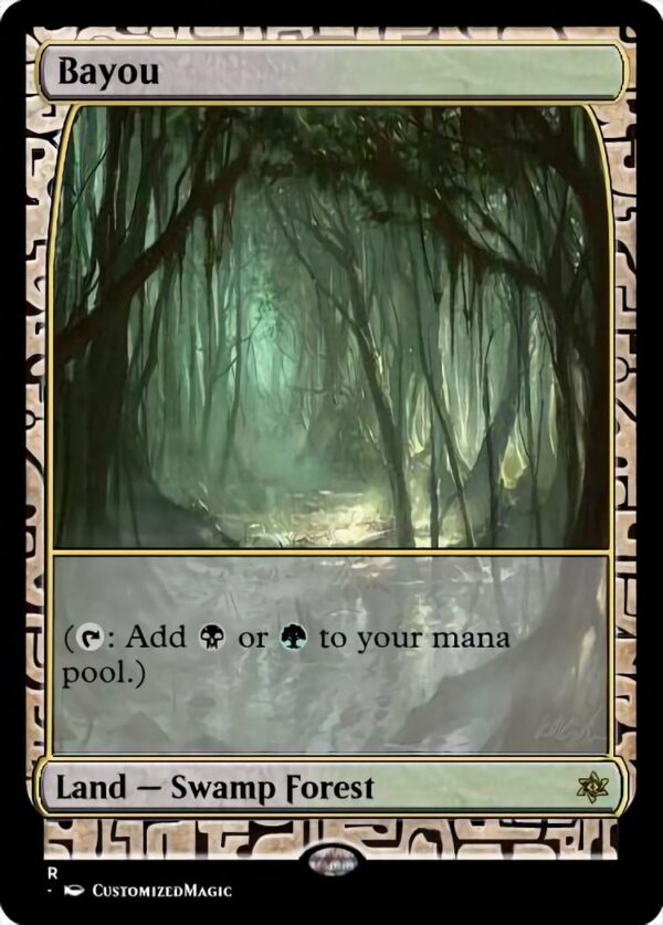 Dual Lands (Full-Art) | Bayou | Magic the Gathering Proxy Cards