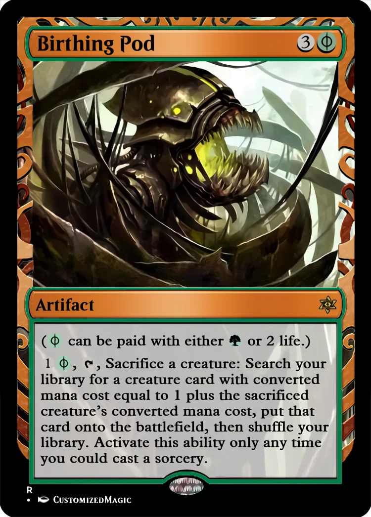 Birthing Pod | Birthing Pod.1 | Magic the Gathering / MTG Proxy Cards | Isochron Scepter