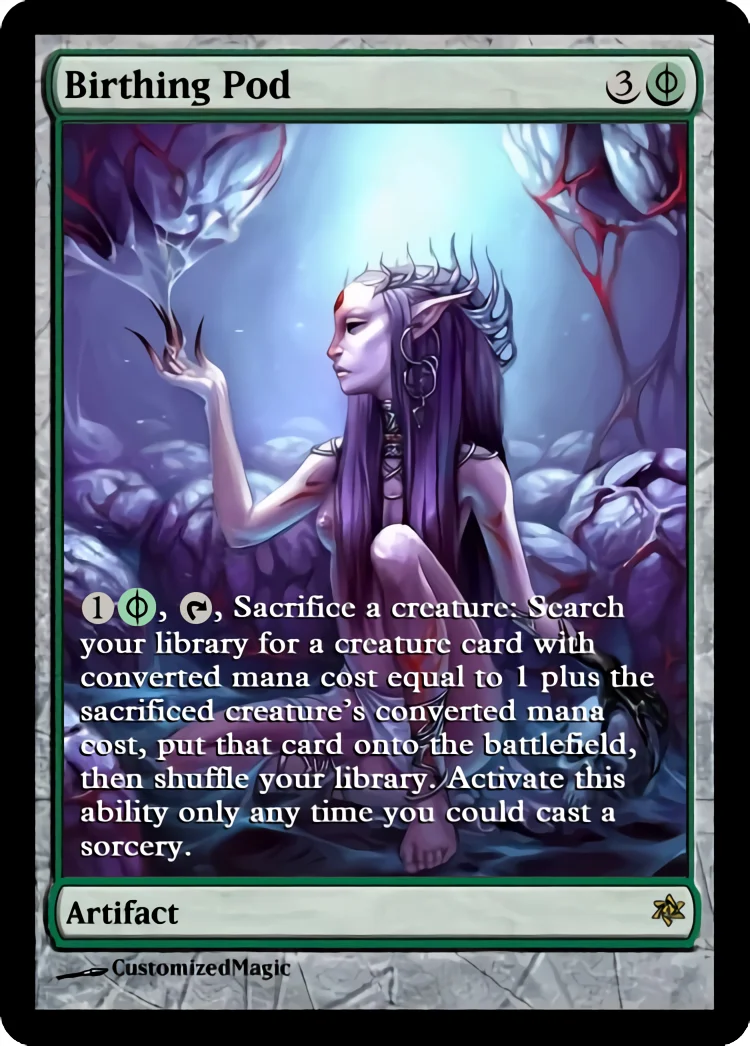 Birthing Pod | Birthing Pod.2 | Magic the Gathering / MTG Proxy Cards | Isochron Scepter