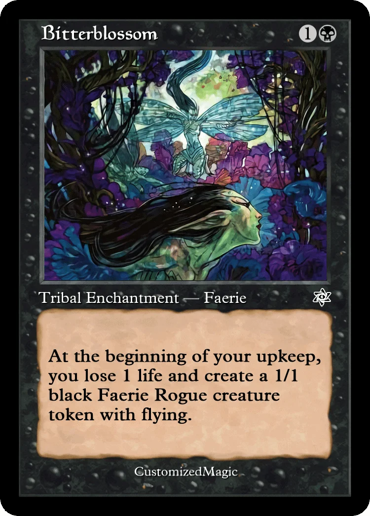 Bitterblossom | Bitterblossom.5 | Magic the Gathering / MTG Proxy Cards | Trouble in Pairs