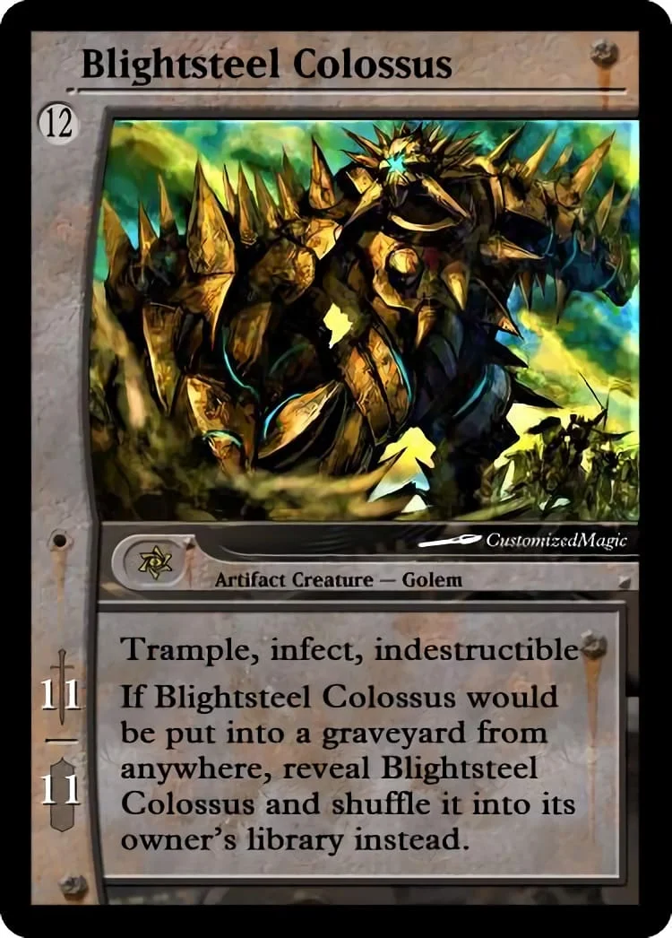 Blightsteel Colossus | Blightsteel Colossus 1 | Magic the Gathering / MTG Proxy Cards | Gilded Drake Blightsteel Colossus | Blightsteel Colossus 1 | Magic the Gathering / MTG Proxy Cards | Gilded Drake