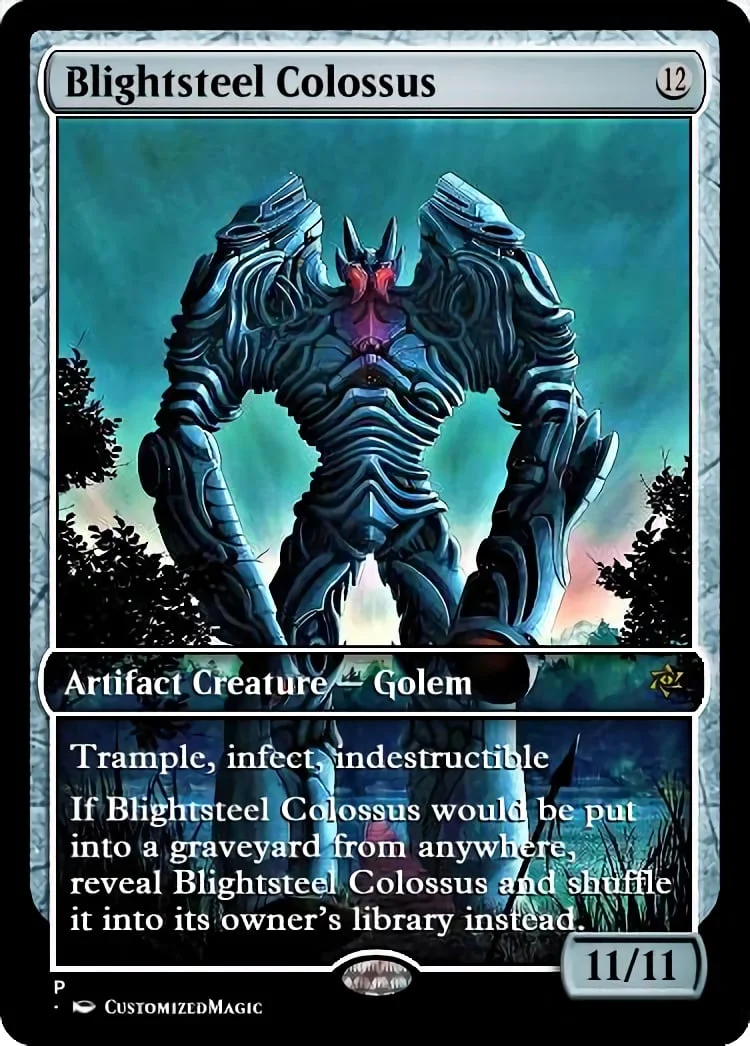 Blightsteel Colossus | Blightsteel Colossus 2 | Magic the Gathering / MTG Proxy Cards | Gilded Drake Blightsteel Colossus | Blightsteel Colossus 2 | Magic the Gathering / MTG Proxy Cards | Gilded Drake