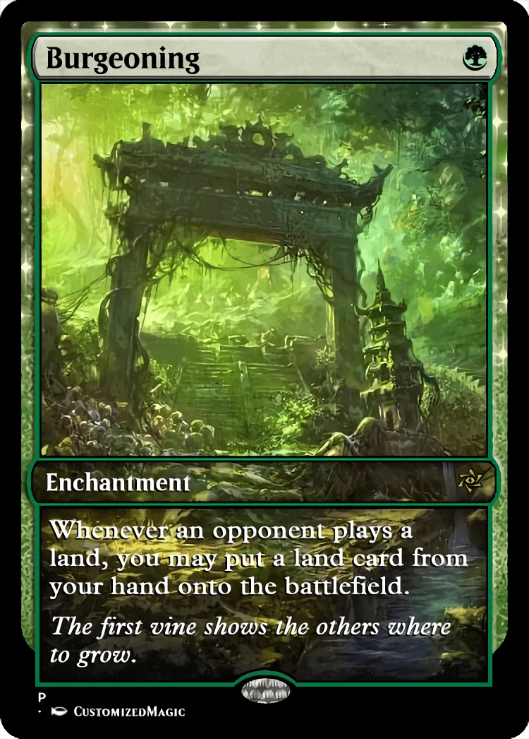Burgeoning | Burgeoning | Magic the Gathering / MTG Proxy Cards | Decree of Silence