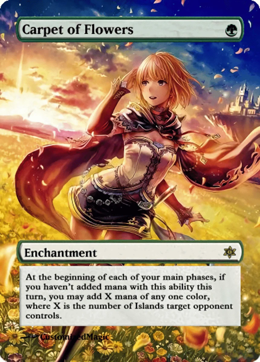 Carpet of Flowers | Carpet of Flowers 12 | Magic the Gathering / MTG Proxy Cards | Mind Over Matter