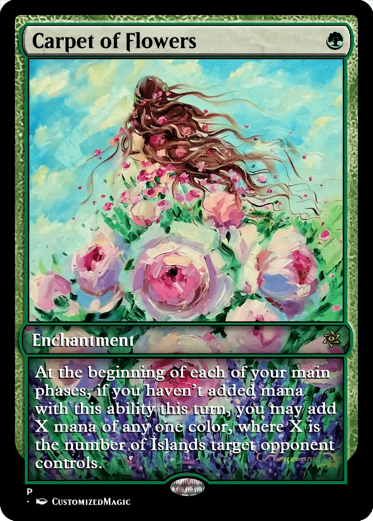 Carpet of Flowers | Carpet of Flowers.3 | Magic the Gathering / MTG Proxy Cards | Mind Over Matter