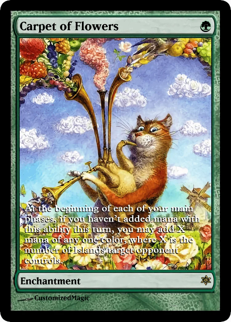Carpet of Flowers | Carpet of Flowers.4 | Magic the Gathering / MTG Proxy Cards | Mind Over Matter