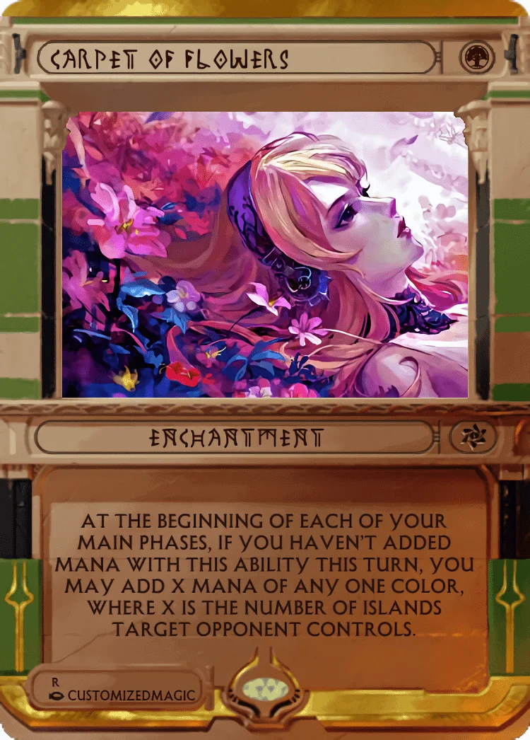 Carpet of Flowers | Carpet of Flowers.5 | Magic the Gathering / MTG Proxy Cards | Mind Over Matter