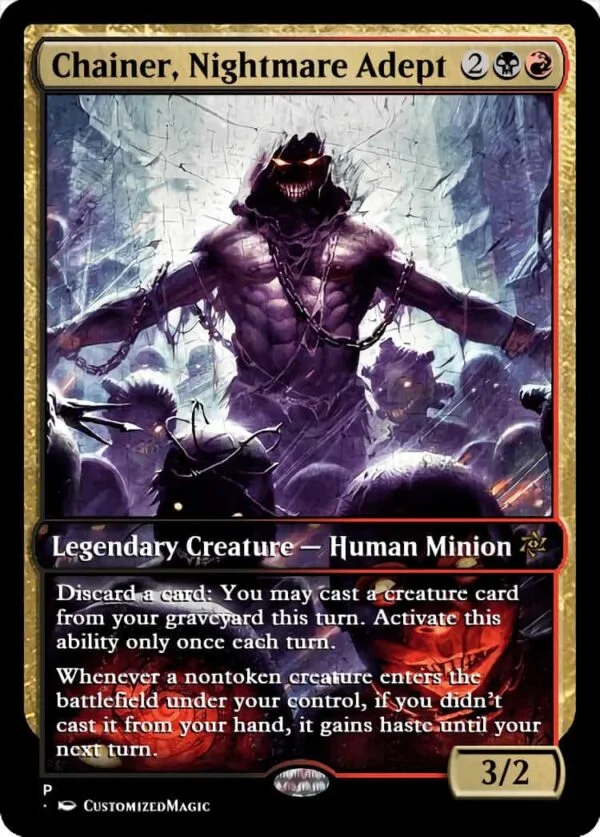 Chainer, Nightmare Adept | Chainer Nightmare Adept.3 | Magic the Gathering / MTG Proxy Cards |