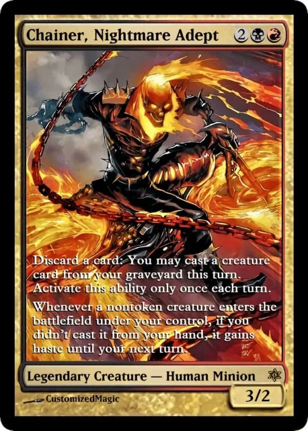 Chainer, Nightmare Adept | Chainer Nightmare Adept2 | Magic the Gathering / MTG Proxy Cards |