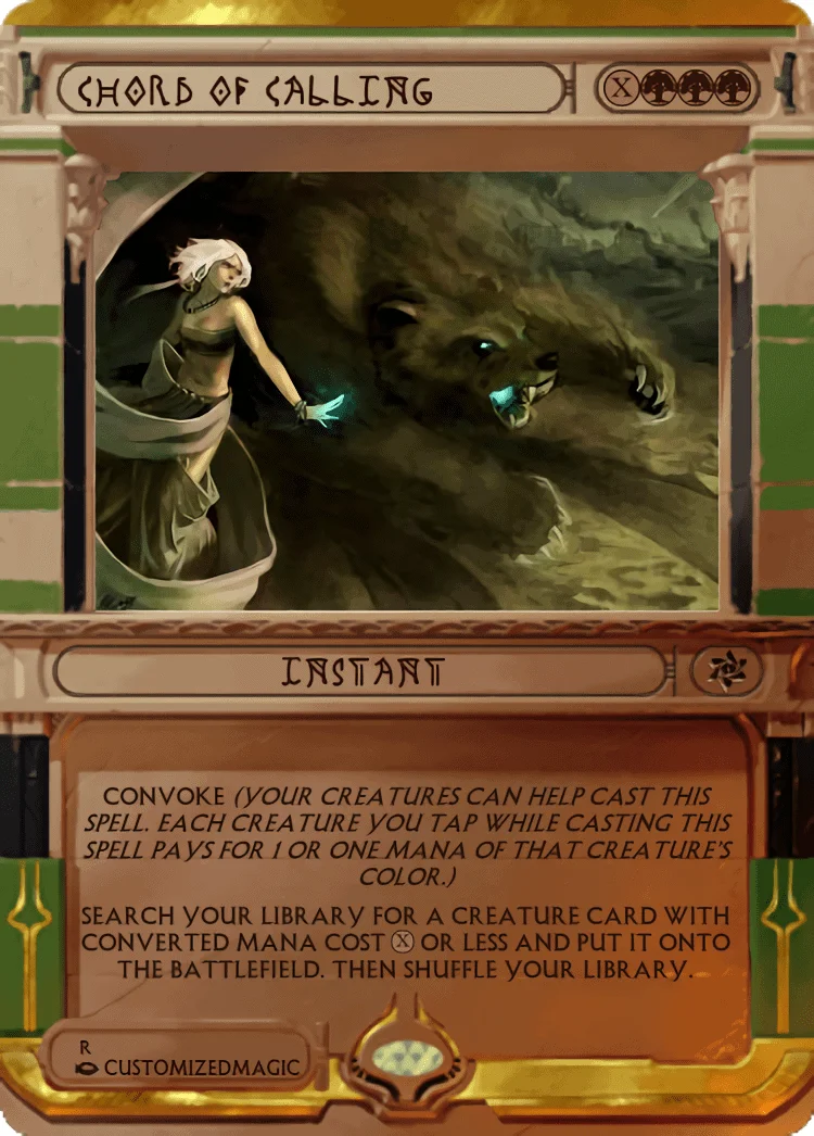 Chord of Calling | Chord of Calling | Magic the Gathering / MTG Proxy Cards | Mystical Tutor