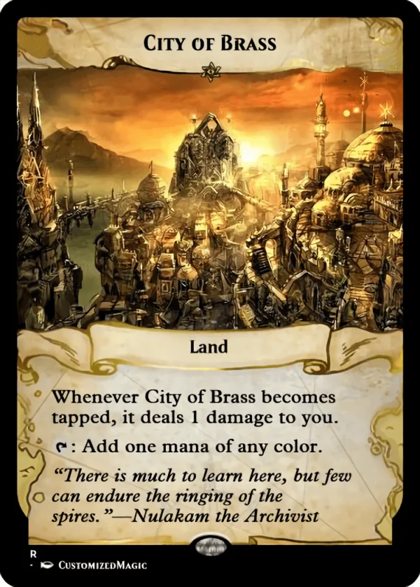 City of Brass | City of | Magic the Gathering Proxy Cards