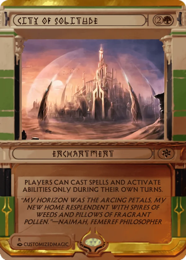 City of Solitude | City of Solitude.3 | Magic the Gathering / MTG Proxy Cards | Survival of the Fittest