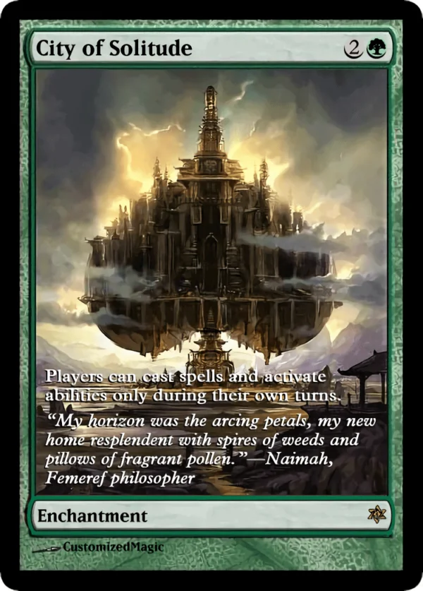 City of Solitude | City of Solitude.4 | Magic the Gathering / MTG Proxy Cards | Survival of the Fittest