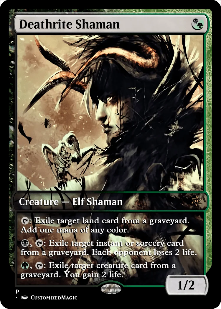 Deathrite Shaman | Deathrite Shaman.1 | Magic the Gathering / MTG Proxy Cards |