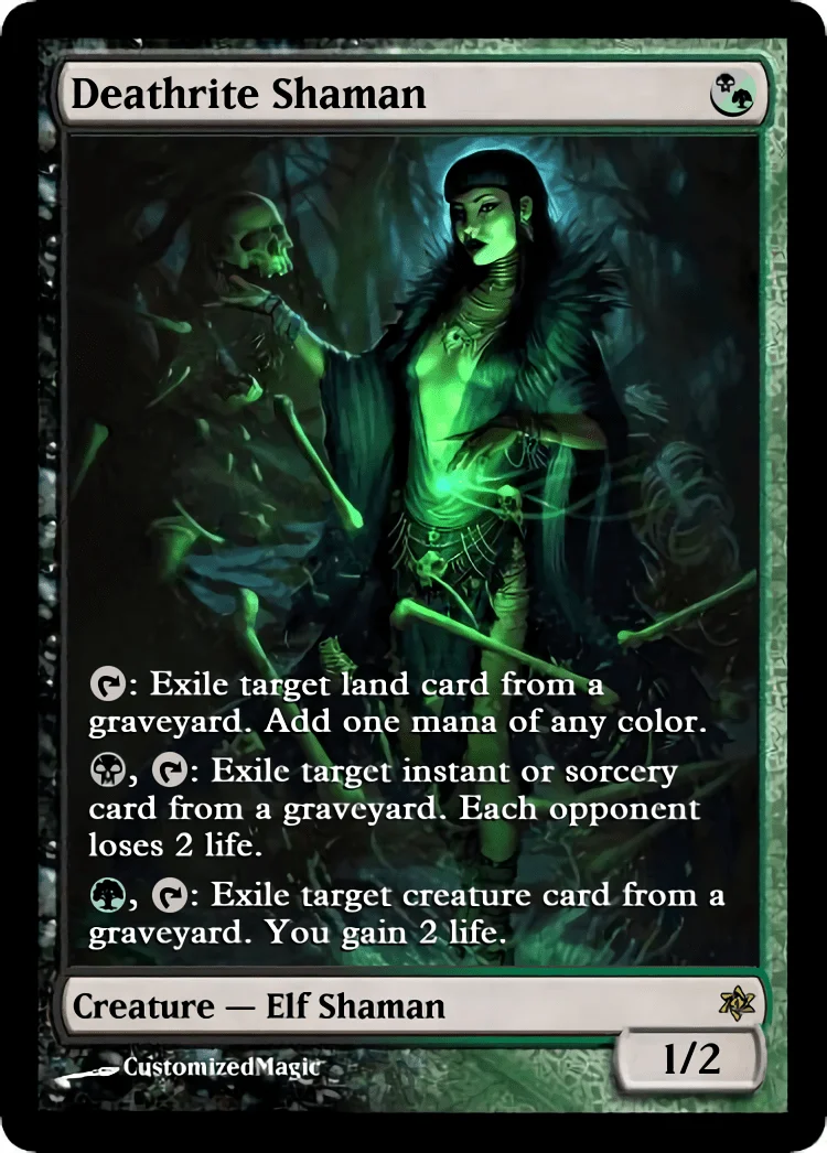 Deathrite Shaman | Deathrite Shaman.2 | Magic the Gathering / MTG Proxy Cards |