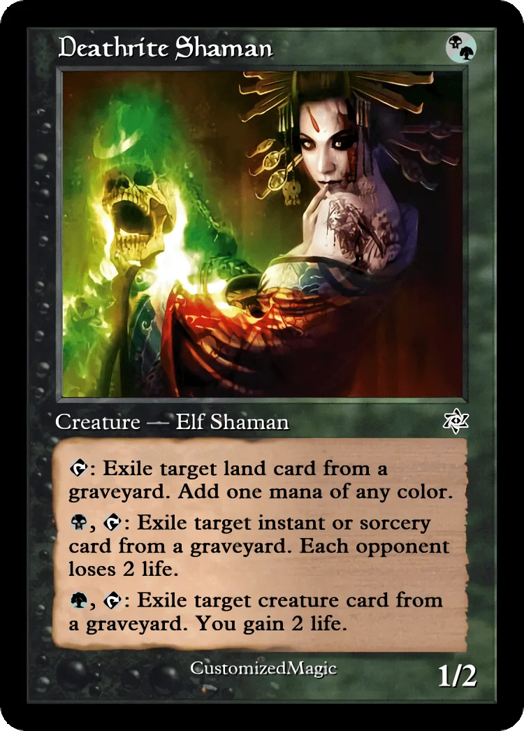 Deathrite Shaman | Deathrite Shaman.3 | Magic the Gathering / MTG Proxy Cards |