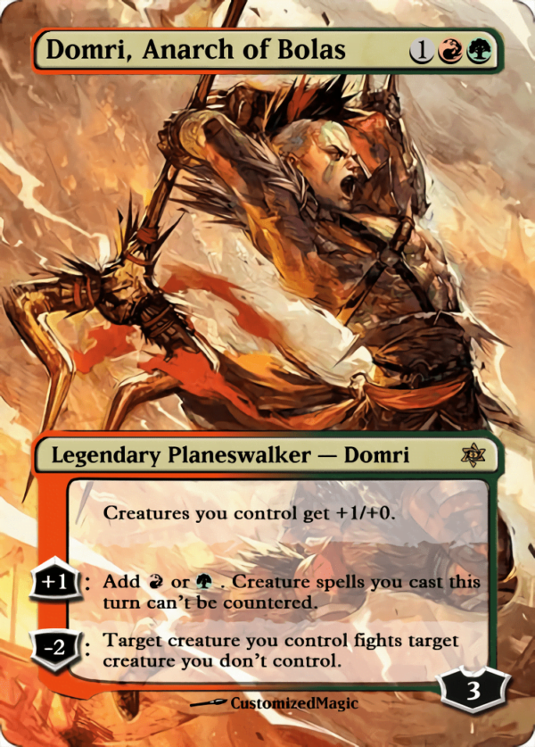 War of the Sparks Planeswalker Japanese Art - Part 1 | Domri Anarch of Bolas | Magic the Gathering Proxy Cards