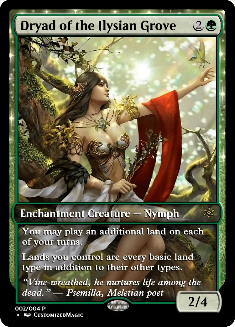 Dryad of the Ilysian Grove | Dryad of the Ilysian Grove.1 | Magic the Gathering / MTG Proxy Cards |