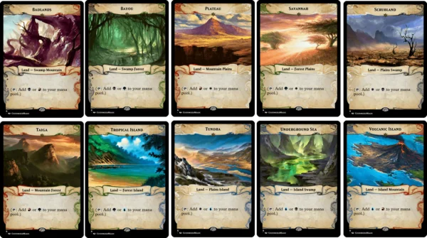 Dual Lands (Ixalan Frame) | Magic The Gathering Proxy Cards