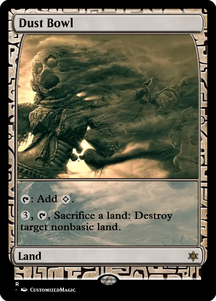 Dust Bowl | Dust Bowl.2 | Magic the Gathering / MTG Proxy Cards | Deep Gnome Terramancer