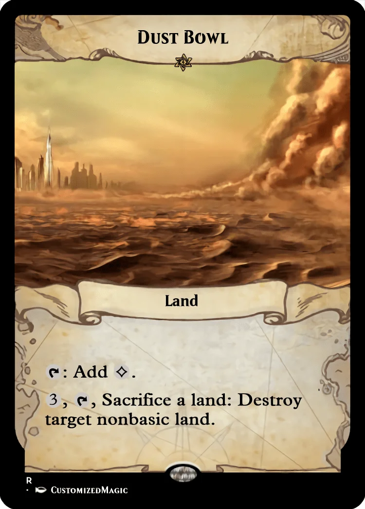 Dust Bowl | Dust Bowl | Magic the Gathering / MTG Proxy Cards | Deep Gnome Terramancer