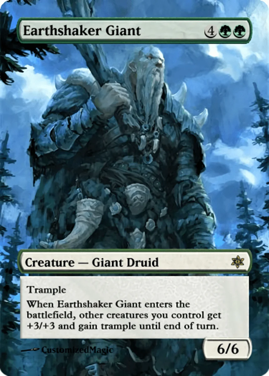 Game Night 2019 Cards | Earthshaker Giant.11 | Magic the Gathering / MTG Proxy Cards |