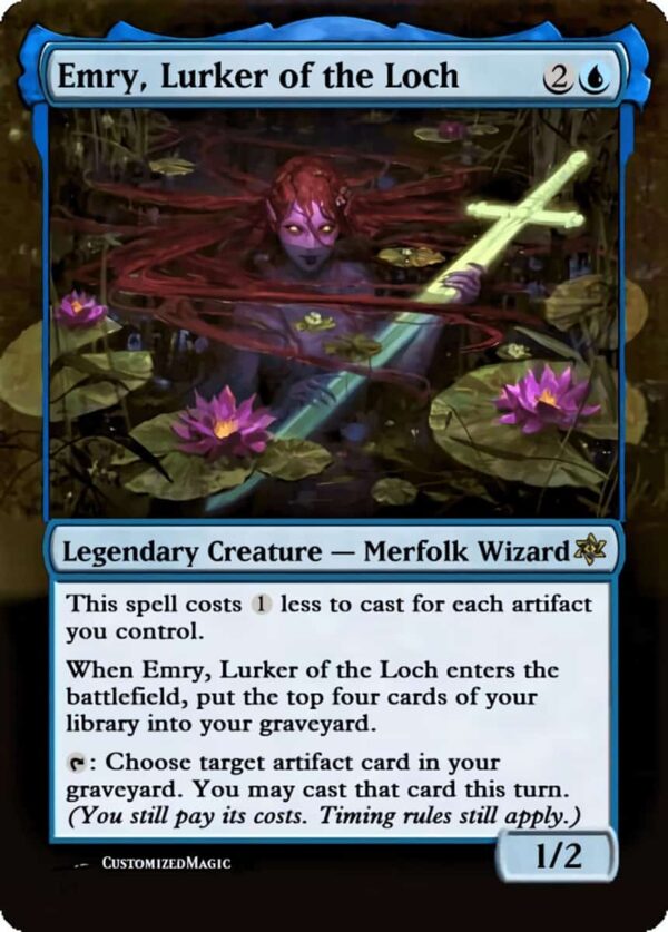 Emry Lurker of the Loch - Magic the Gathering Proxy Cards