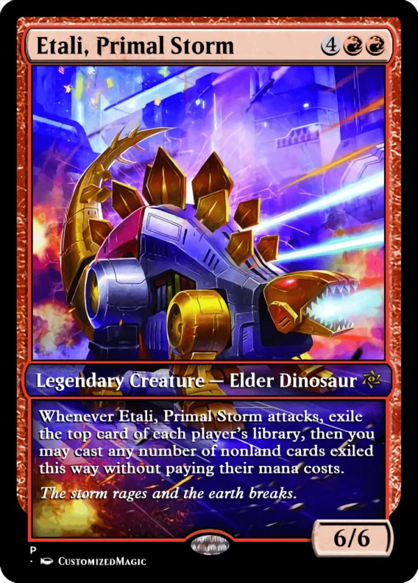 Elder Dinosaur | Etali Primal Storm | Magic the Gathering / MTG Proxy Cards |